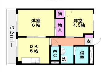 マンション第一青山の間取り写真