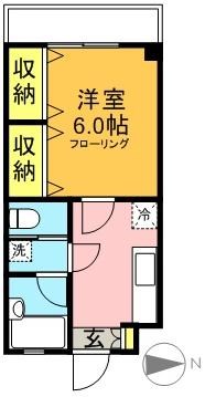 メゾンドブローニュ東松原の間取り写真