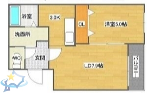 C’s Square kotoniの間取り写真