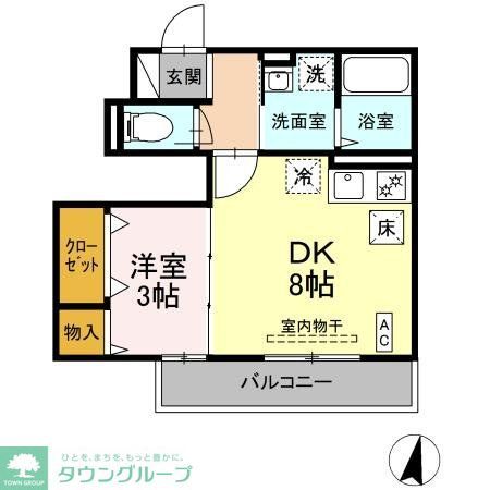 ソレアード緑園IIの間取り写真