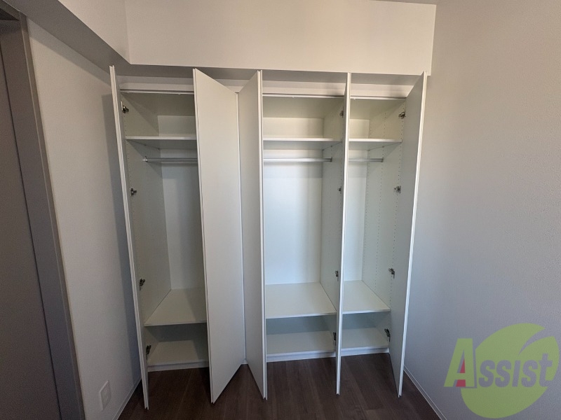 収納　収納もバッチリあるのでお部屋が片付きますよ！