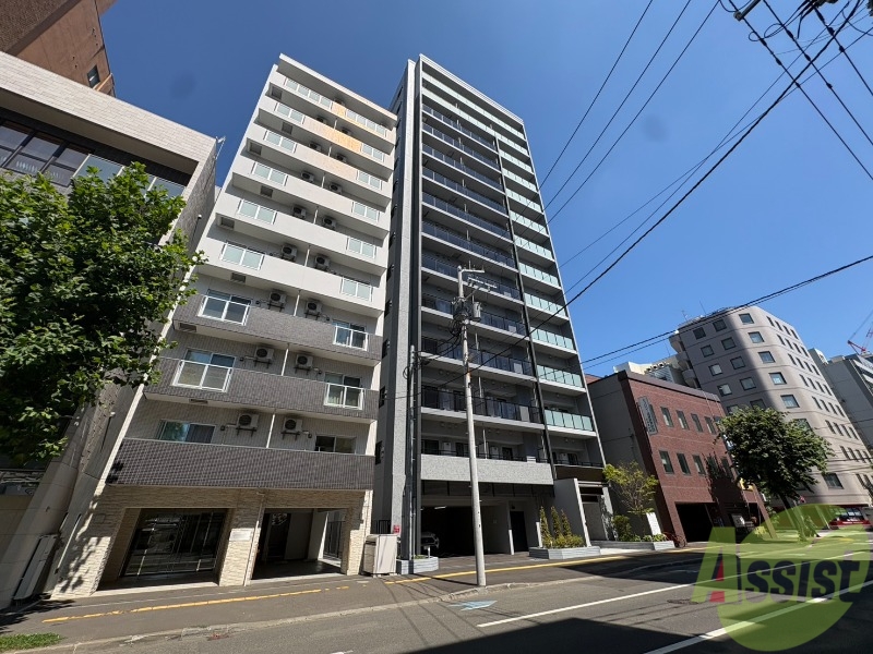 建物外観　札幌市中央区南二条西「モンドミオ札幌大通南二条」