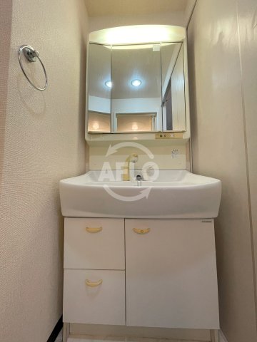 洗面設備　双輪建物第一コーポ　洗面台