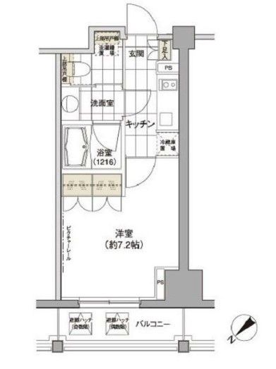 パークハビオ渋谷の間取り写真