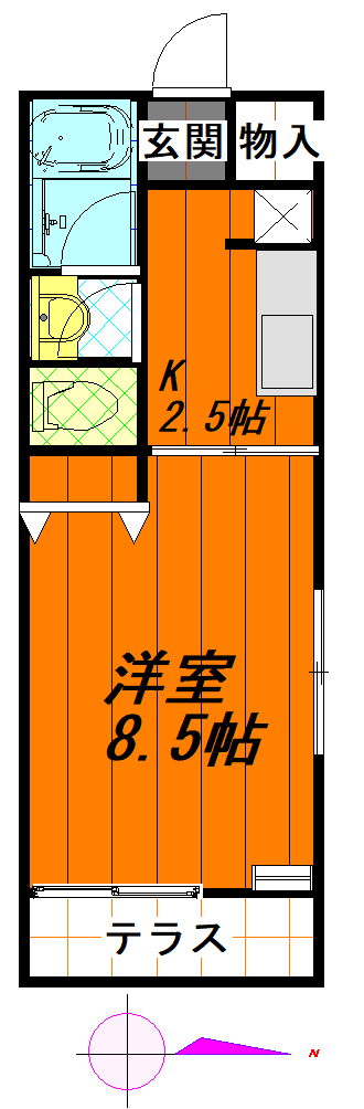 グランシャリオの間取り