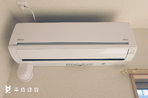 その他設備　リビングに設備でエアコン設置済