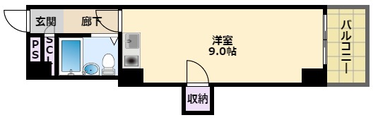 カーサオリエントの間取り