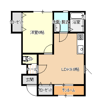 リアン・ドールの間取り