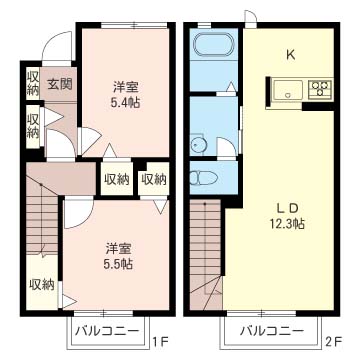 ボナール美輝Cの間取り