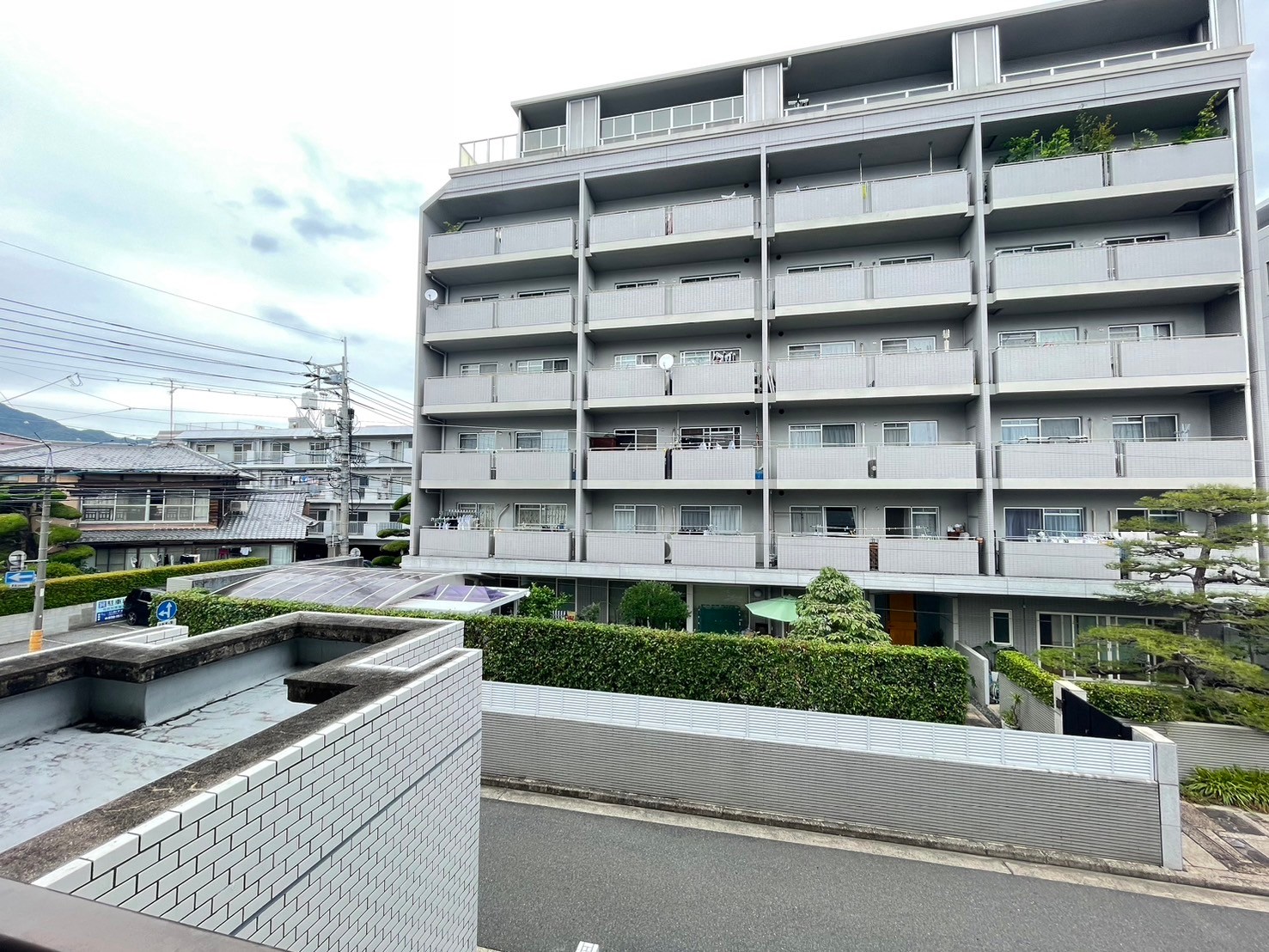 【広島市西区大宮のマンションの眺望】