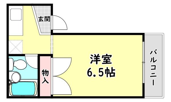 大阪府寝屋川市高宮栄町（アパート）の賃貸物件の間取り