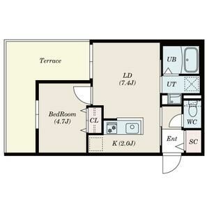 S-RESIDENCE南郷Northの間取り