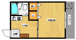 大須ハイツの間取り