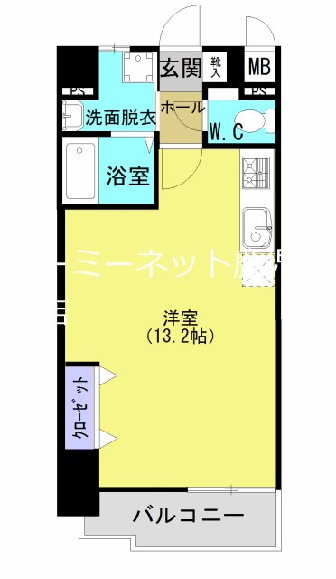 加治屋町MSHの間取り