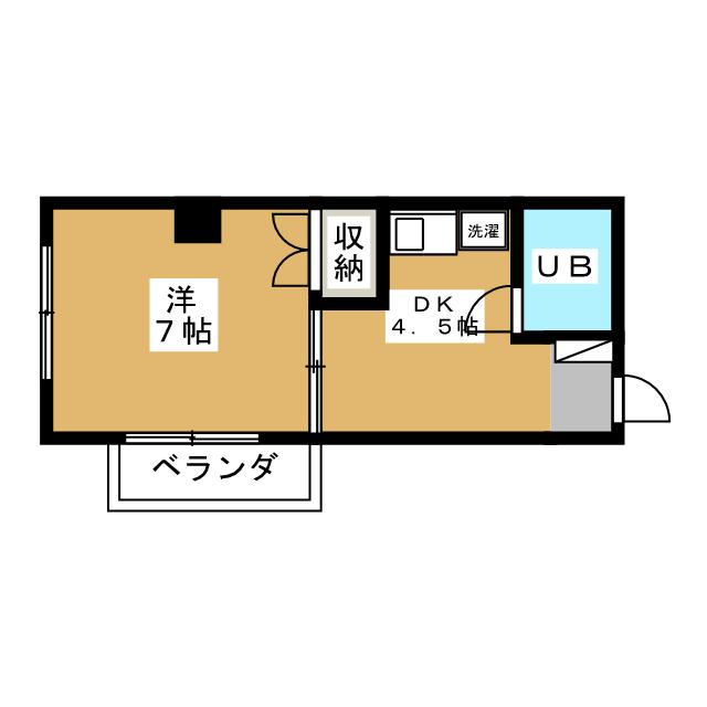 マンションアムールの間取り