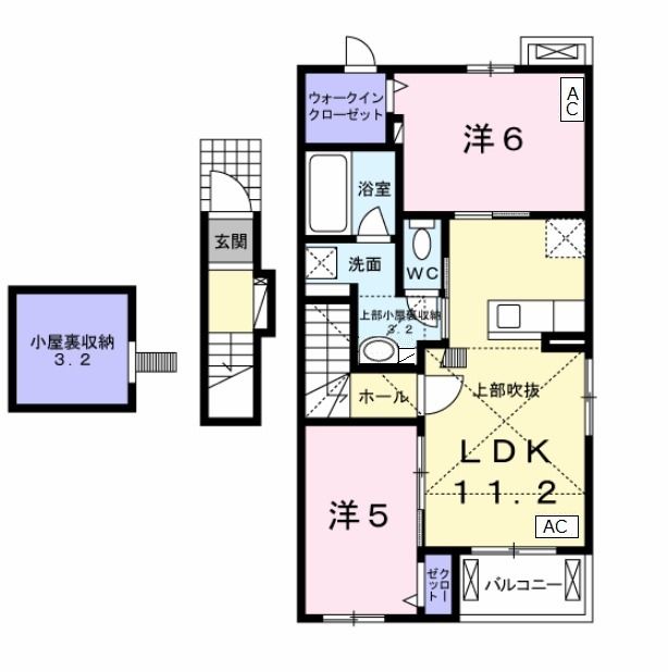 サニーホームIII　Ａの間取り