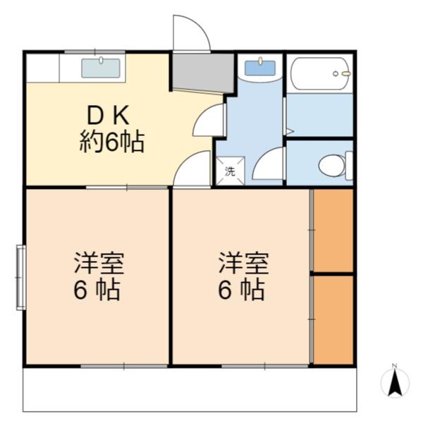 稲城市押立のマンションの間取り