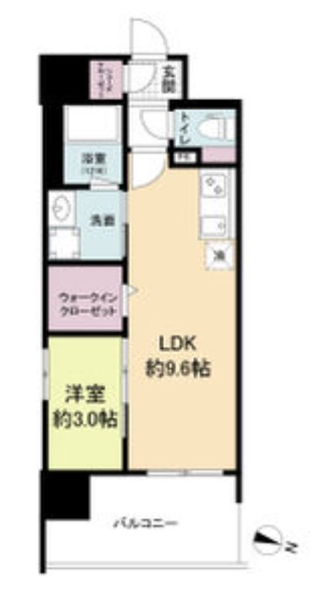 リヴェント難波サウスの間取り