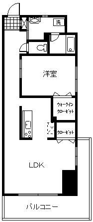 ロイヤルメゾン大橋の間取り