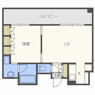 ラフィネタワー札幌南３条の間取り