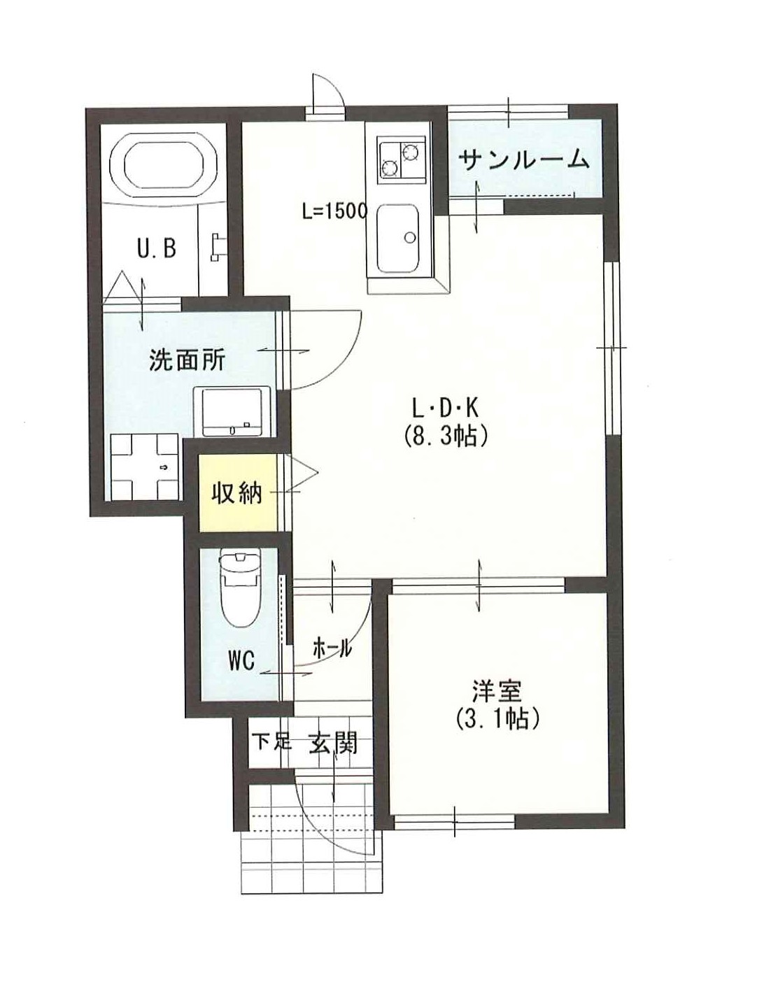 アズールの間取り