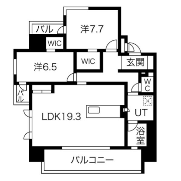 ラ フルール　覚王山の間取り