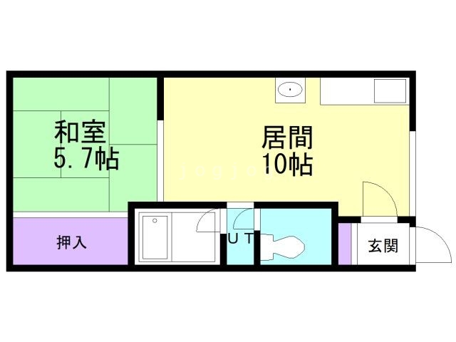 ＫＤハイツ６の間取り