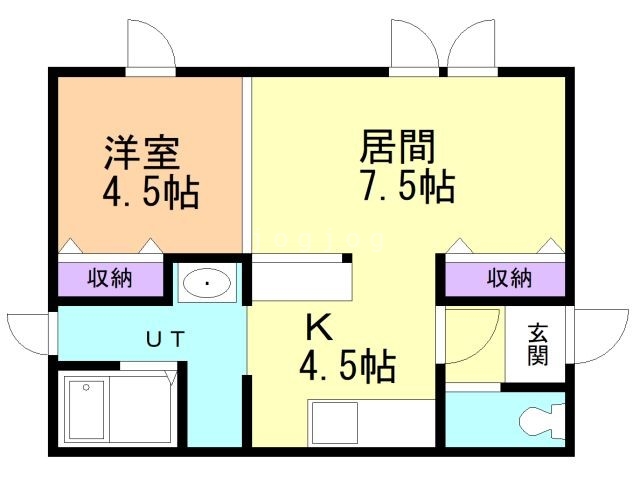 花さか荘の間取り