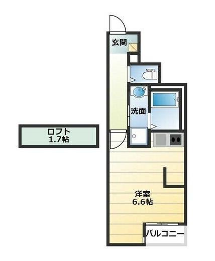 あんしん＋浜寺公園町０８－５００２の間取り