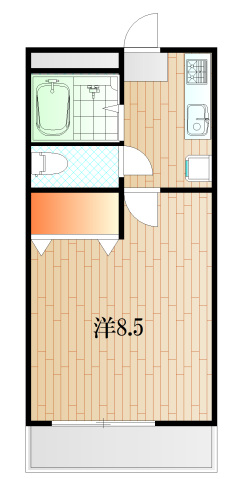 下関市秋根西町のマンションの間取り