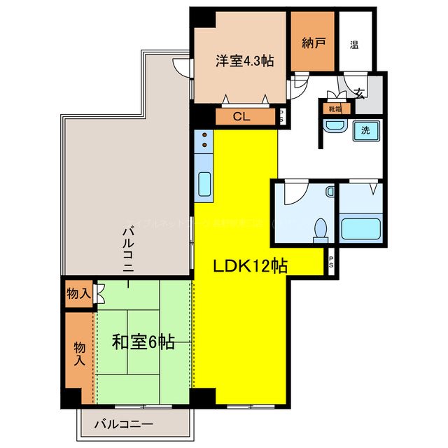 ステイツコア田町の間取り