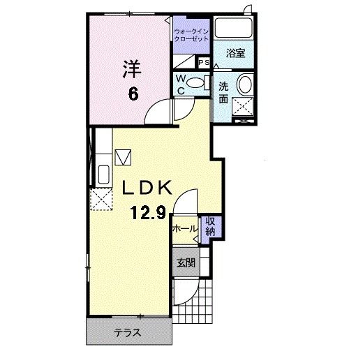 リアン・ロジュマンＢの間取り