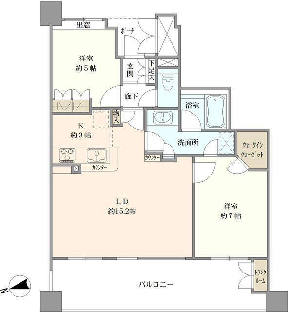 シティハウス仙台の間取り