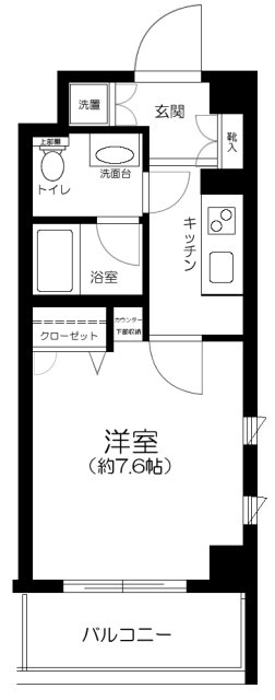 レ・ベント高円寺の間取り