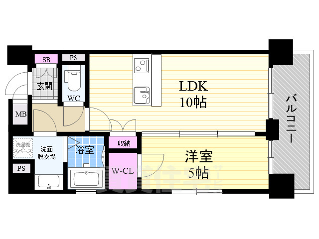 クリスタルグランツ京都西大路の間取り