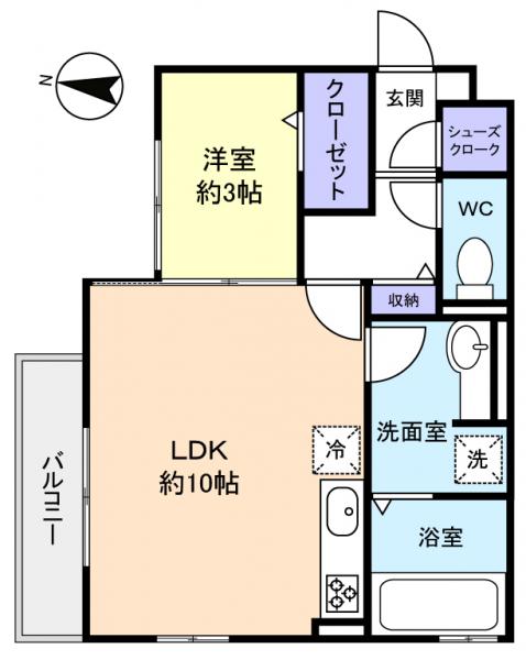 ｊｙｕｔｏ勝田台IIIの間取り