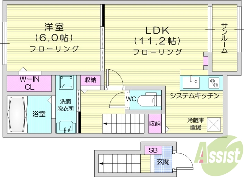 マクリ―ムーアの間取り