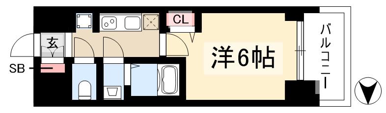 プレサンス吹上駅前エテルノの間取り