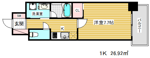 ピアグレース神戸の間取り