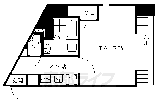 ファービスコート東野の間取り