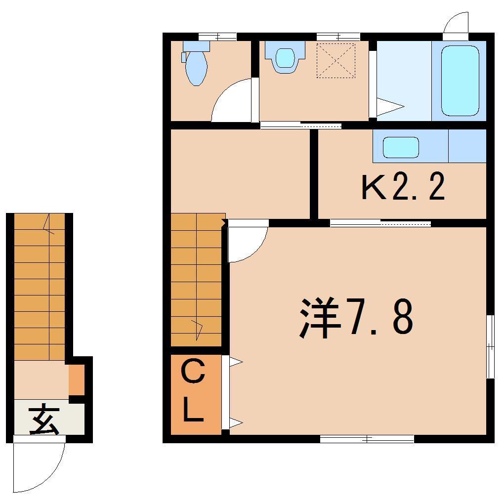 メゾンアウル２４の間取り