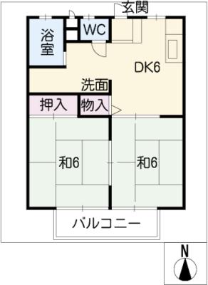 パナハイツ坂戸の間取り