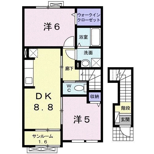 アクア・リヴェール村国　Iの間取り