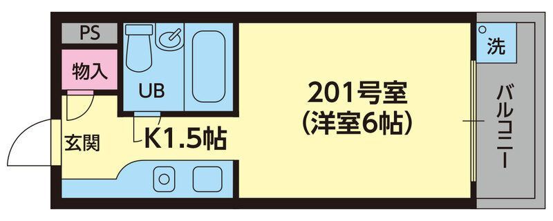 兵庫県西宮市北昭和町（マンション）の賃貸物件の間取り