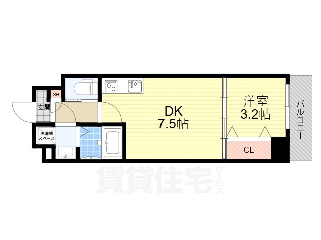 NU武庫川駅前の間取り