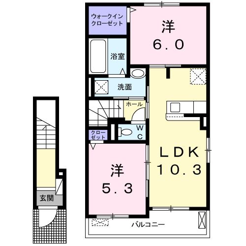 ブロッサムIの間取り