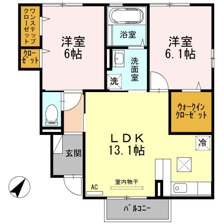 マティエール潮音　A棟の間取り