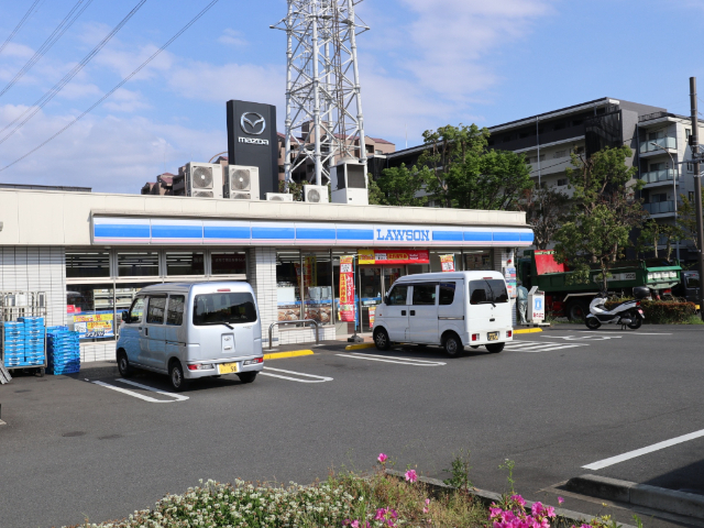 コンビニ　ローソン都筑茅ヶ崎南二丁目店（コンビニ）まで79m