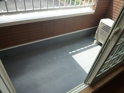 バルコニー　広々としたバルコニーです