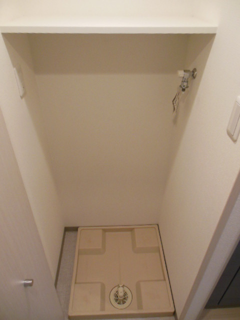 収納　室内洗濯機置場